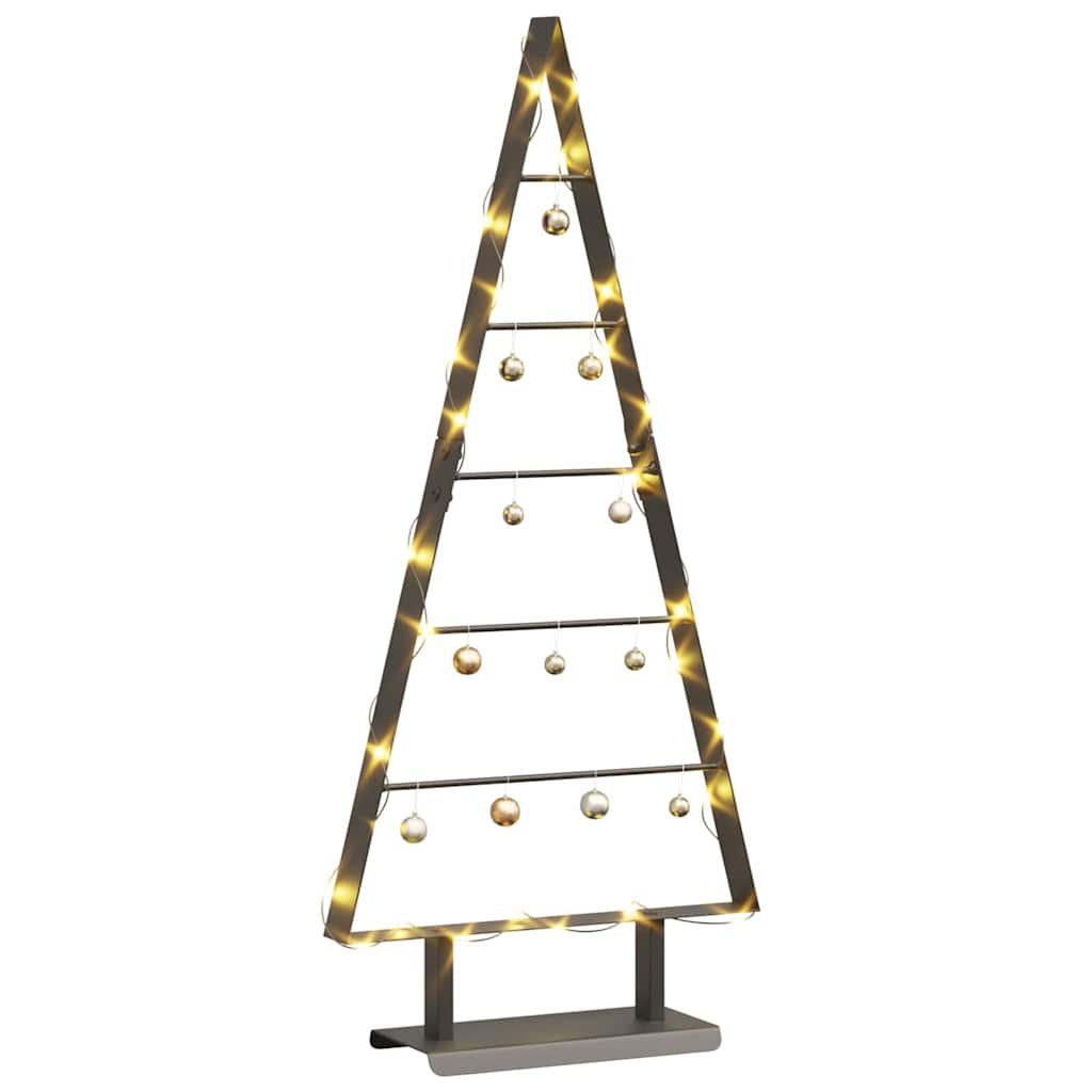 Vidaxl metalen kerstboom met standaard zwart 90 cm staal