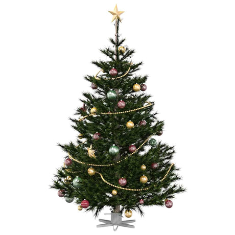 Vidaxl kerstboomstandaard wit 50 x 50 x 15,5 cm staal