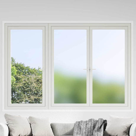 Vidaxl statisch raamfolie frosted grijs 60 x 500 cm pvc