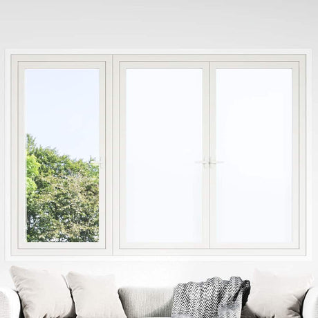 Vidaxl statisch raamfolie frosted wit 90 x 500 cm pvc