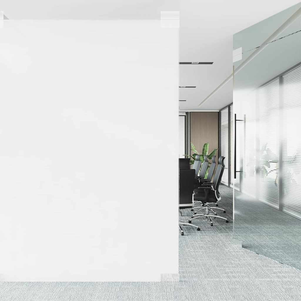 Vidaxl statisch raamfolie frosted wit 90 x 1000 cm pvc