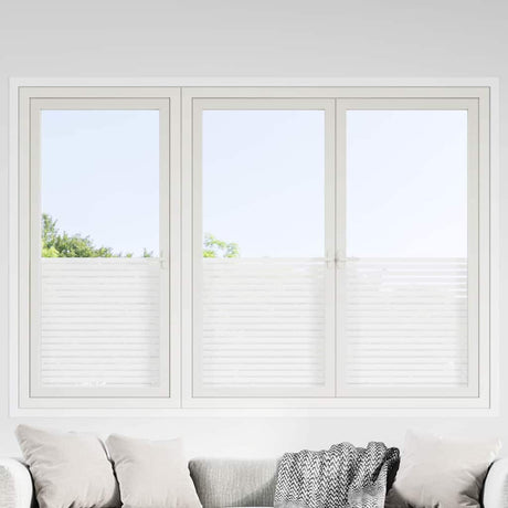 Vidaxl statische raamfolie jaloezieën patroon 45 x 500 cm pvc