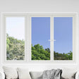 Vidaxl statisch reflecterend zonnevensterfolie zilver 45 x 1000 cm pvc