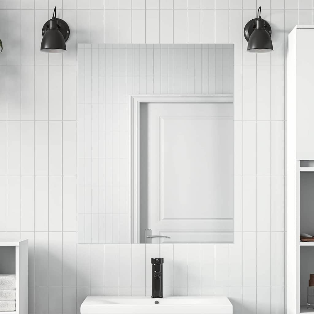 Vidaxl zelfklevende spiegelfolie 45 x 150 cm 2 st zilver pet
