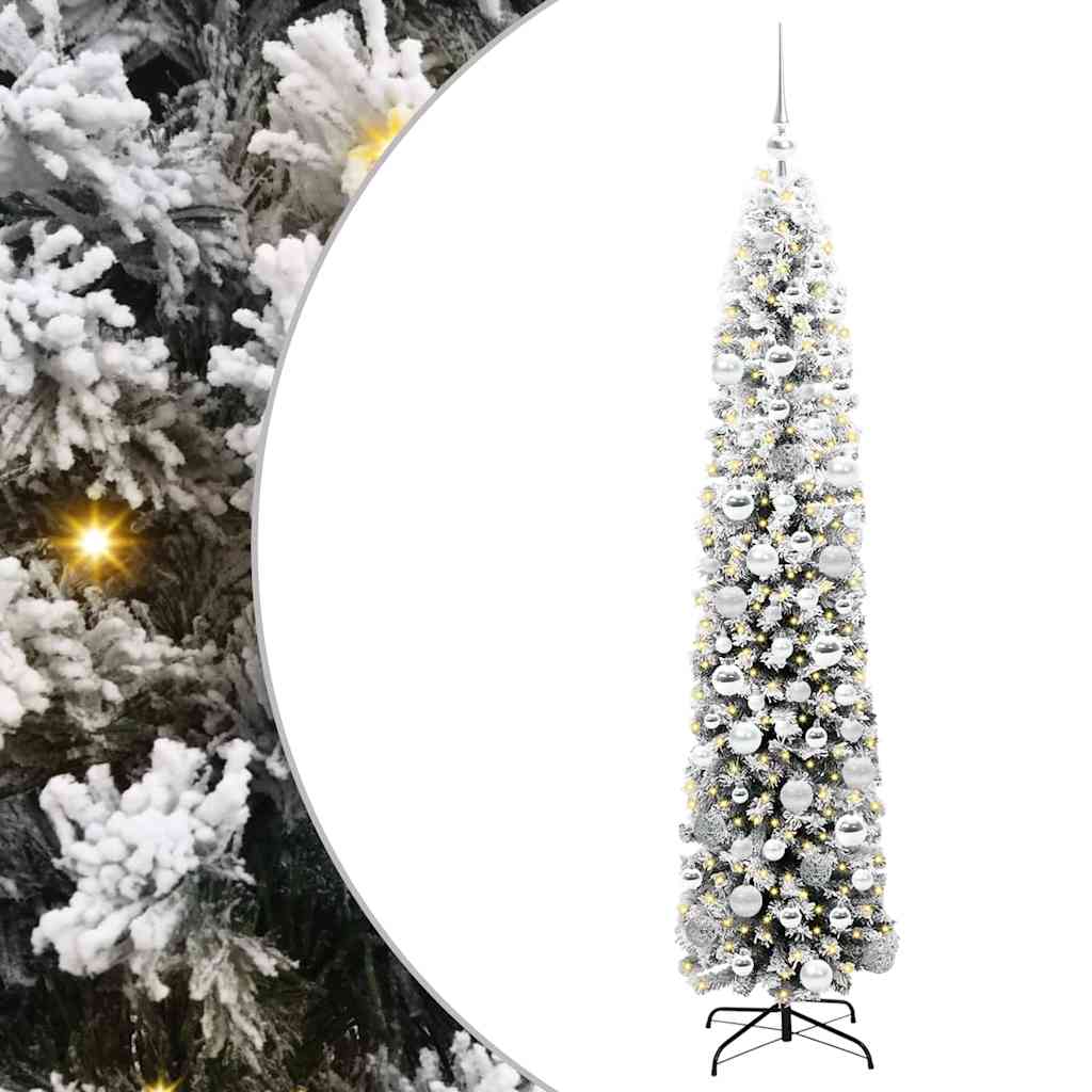 Vidaxl kunstkerstboom groen 180 cm pvc en staal en kunststof