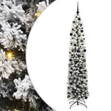Vidaxl kunstkerstboom groen 240 cm pvc en staal en kunststof