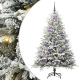 Vidaxl artificial pre-lit kerstboom met ballenset groen 150 cm
