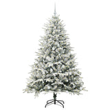 Vidaxl artificial pre-lit kerstboom met ballenset groen 180 cm