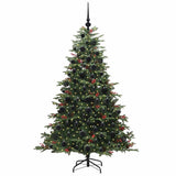 Vidaxl kunstkerstboom groen 180 cm pvc en metaal en plastic