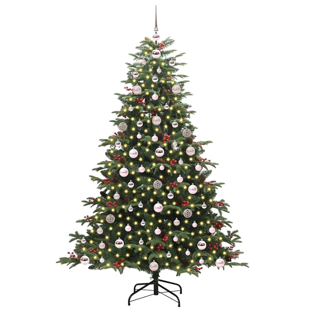 Vidaxl kunstkerstboom groen 180 cm pvc en metaal en plastic