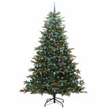 Vidaxl kunstkerstboom groen 240 cm pvc en metaal en plastic