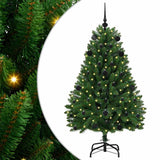 Vidaxl kunstkerstboom met 150 led groen 150 cm pvc en metaal