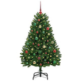 Vidaxl kunstkerstboom met 150 led groen 150 cm pvc en metaal