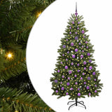 Vidaxl kunstkerstboom met 300 led groen 180 cm pvc en metaal