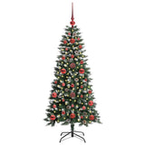 Vidaxl kunstkerstboom met 150 led groen 120 cm pvc en plastic en staal