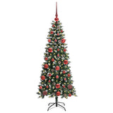 Vidaxl kunstkerstboom met 150 led groen 150 cm pvc en plastic en staal