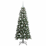 Vidaxl kunstkerstboom met 150 led groen 150 cm pvc en plastic en staal