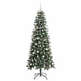 Vidaxl kunstkerstboom met 300 led groen 180 cm pvc en plastic en staal