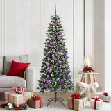 Vidaxl kunstkerstboom met 300 led groen 180 cm pvc en plastic en staal