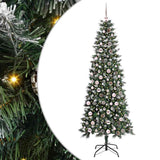 Vidaxl kunstkerstboom met 300 led groen 210 cm pvc en plastic en staal