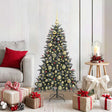 Vidaxl kunstkerstboom met 150 led groen 120 cm pvc en plastic en staal