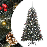 Vidaxl kunstkerstboom met 150 led groen 150 cm pvc en plastic en staal