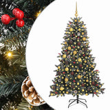 Vidaxl kunstkerstboom met 300 led groen 180 cm pvc en plastic en staal