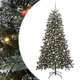 Vidaxl kunstkerstboom met 300 led groen 180 cm pvc en plastic en staal