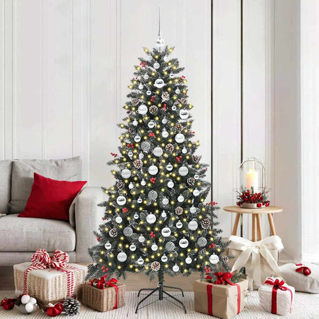 Vidaxl kunstkerstboom groen 180 cm pvc en plastic en staal