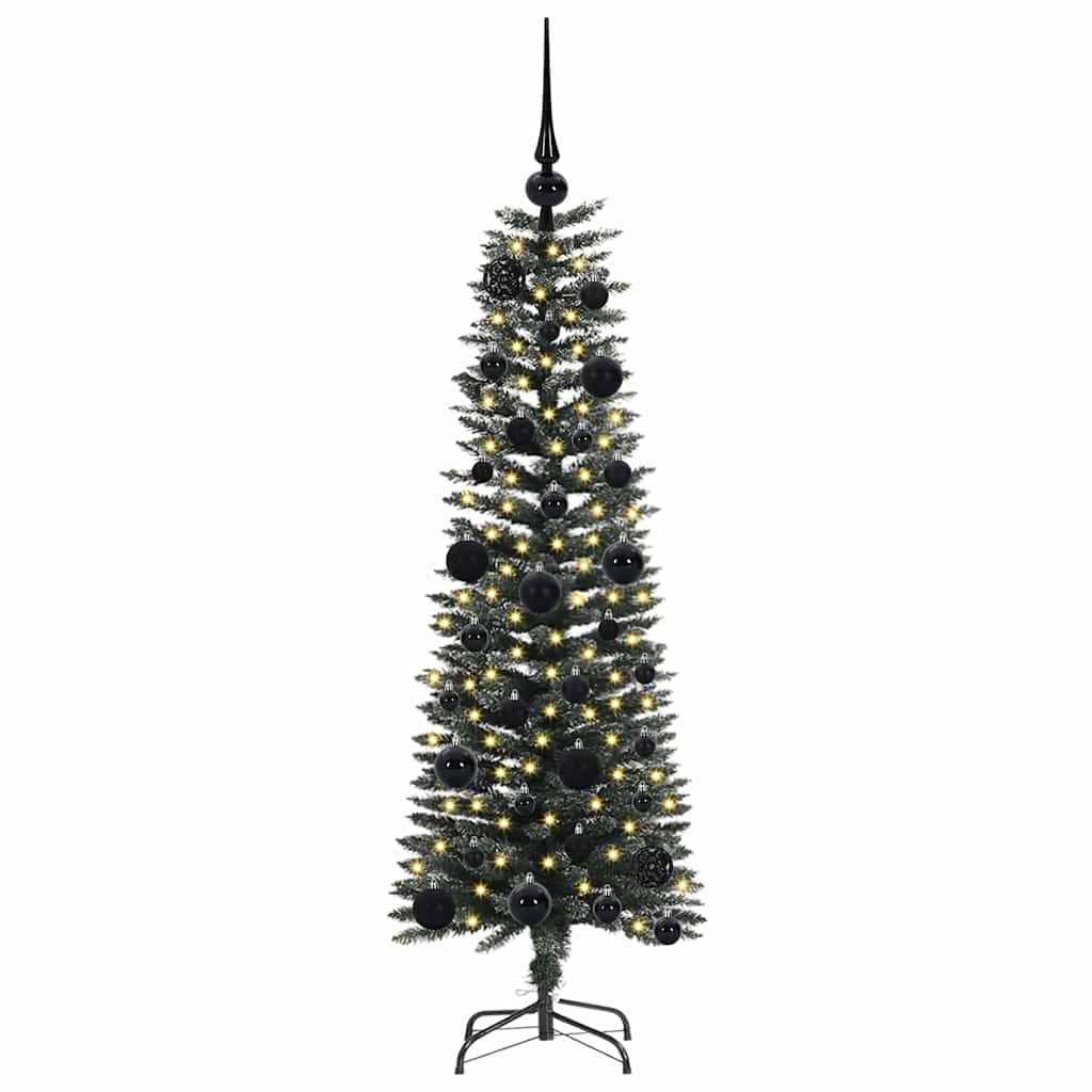 Vidaxl kunstkerstboom met 150 led groen 120 cm pvc en plastic en staal