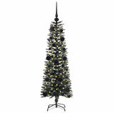 Vidaxl kunstkerstboom met 150 led groen 120 cm pvc en plastic en staal
