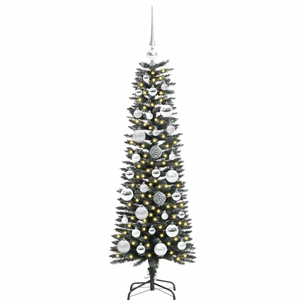 Vidaxl kunstkerstboom met 150 led groen 120 cm pvc en plastic en staal