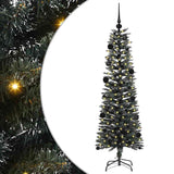 Vidaxl kunstkerstboom met 150 led groen 150 cm pvc en plastic en staal