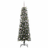 Vidaxl kunstkerstboom met 150 led groen 150 cm pvc en plastic en staal