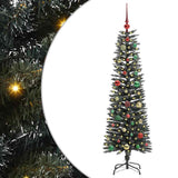 Vidaxl kunstkerstboom met 150 led groen 150 cm pvc en plastic en staal