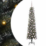 Vidaxl kunstkerstboom met 300 led groen 180 cm pvc en plastic en staal