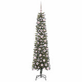 Vidaxl kunstkerstboom met 300 led groen 180 cm pvc en plastic en staal