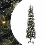 Vidaxl kunstkerstboom met 300 led groen 180 cm pvc en plastic en staal