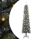 Vidaxl kunstkerstboom met 300 led groen 210 cm pvc en plastic en staal