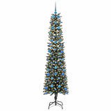 Vidaxl kunstkerstboom met 300 led groen 210 cm pvc en plastic en staal
