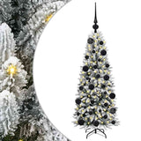 Vidaxl kunstkerstboom wit 120 cm pvc en plastic en staal en pe