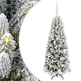 Vidaxl kunstkerstboom wit 120 cm pvc en plastic en staal en pe