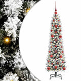 Vidaxl kunstkerstboom met 150 led wit 120 cm pvc en metaal en plastic