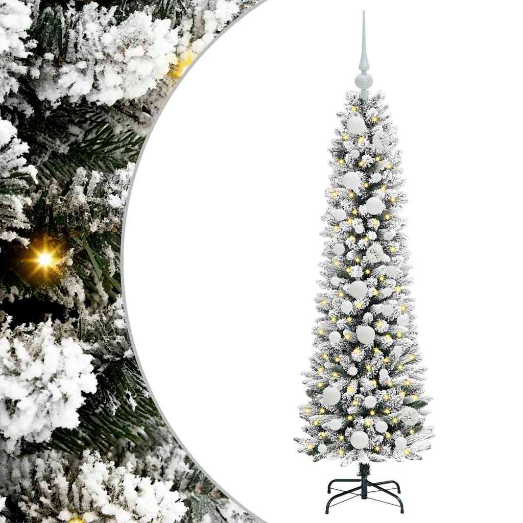 Vidaxl kunstkerstboom met 150 led wit 120 cm pvc en metaal en plastic