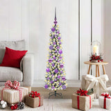 Vidaxl kunstkerstboom met 150 led wit 120 cm pvc en metaal en plastic
