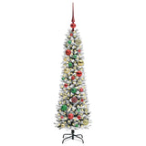 Vidaxl kunstkerstboom met 150 led wit 120 cm pvc en metaal en plastic