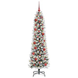 Vidaxl kunstkerstboom met 150 led wit 150 cm pvc en metaal en plastic