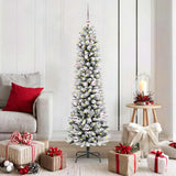 Vidaxl kunstkerstboom met 150 led wit 150 cm pvc en metaal en plastic