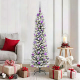 Vidaxl kunstkerstboom met 150 led wit 150 cm pvc en metaal en plastic