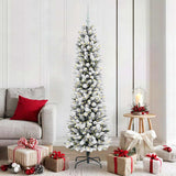 Vidaxl kunstkerstboom met 300 led wit 180 cm pvc en metaal en plastic